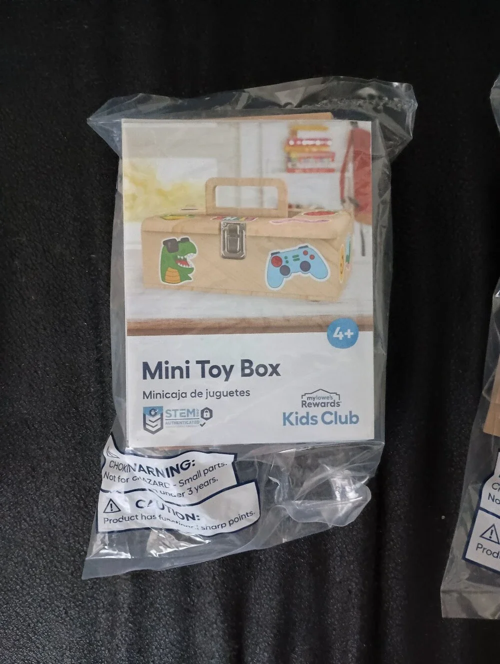 3/$10 🌟 NEW Lowe's Mini Toy Box Project Craft  3/3